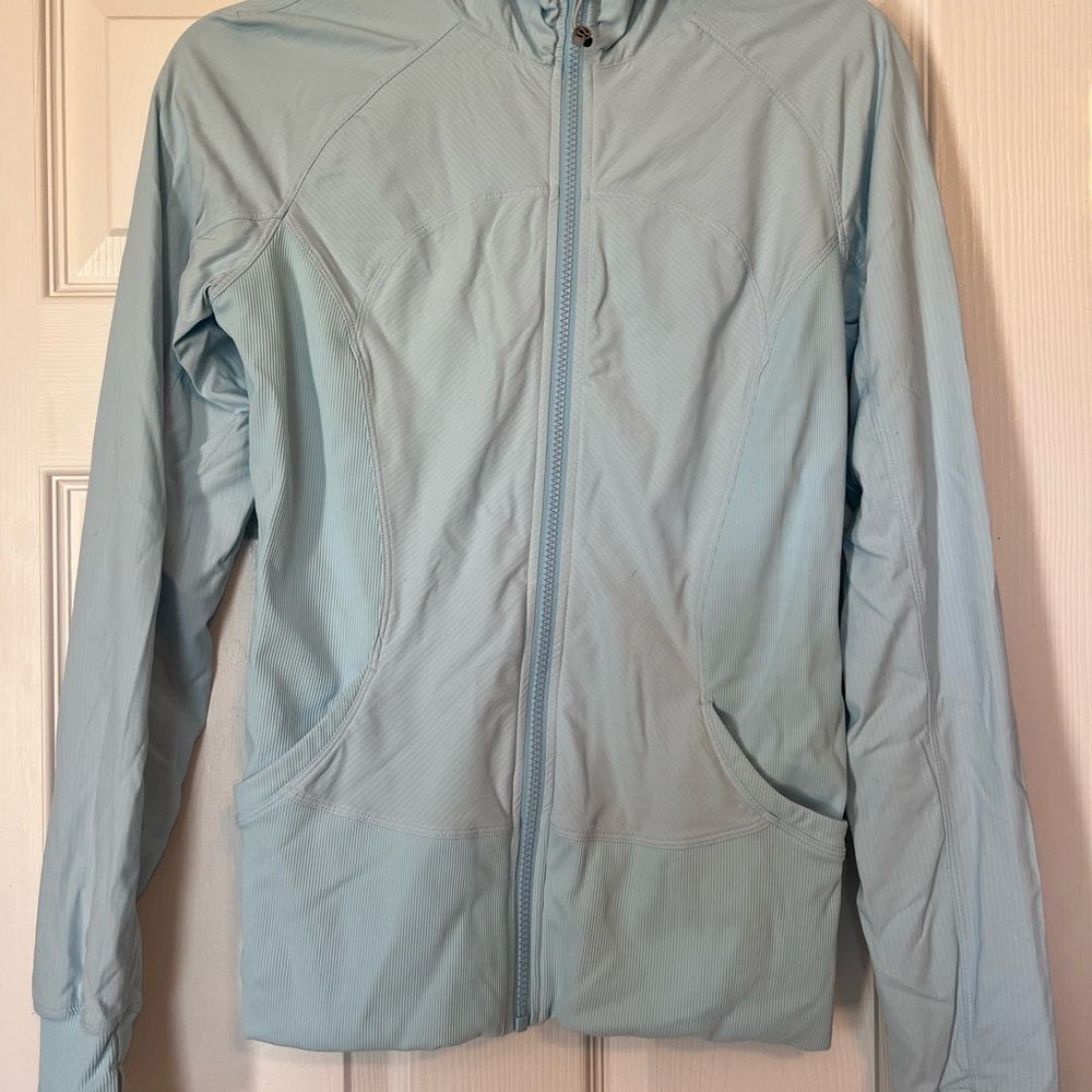 Lululemon Athletica Light Blue Zip Hoodie
